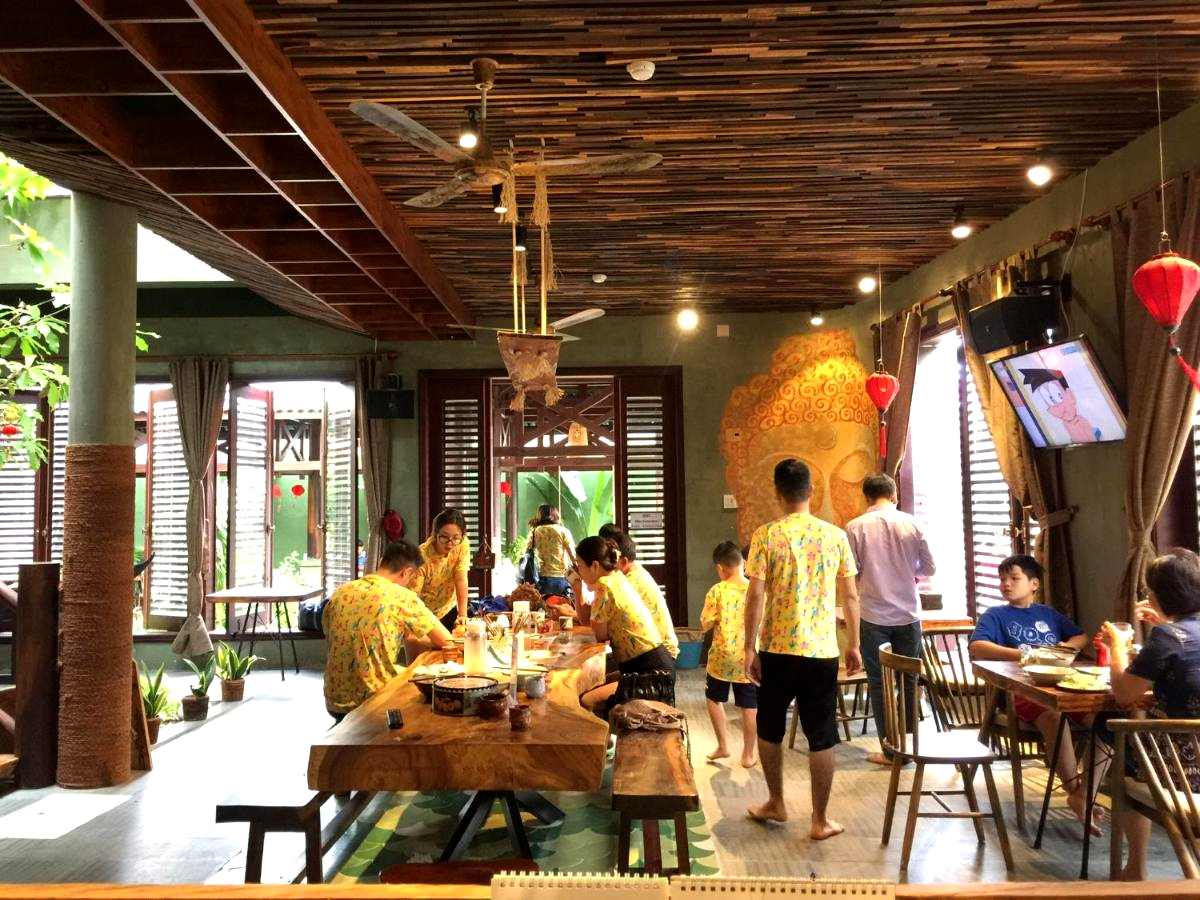 Không gian bếp của Mộc Homestay Quy Nhơn